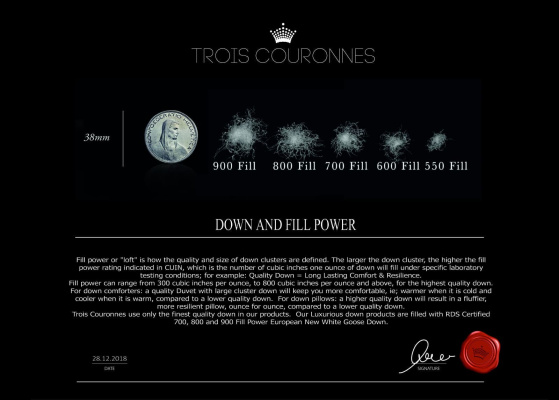 Подушка Trois Couronnes Luxury Selection 3-Chamber Goose Down Soft